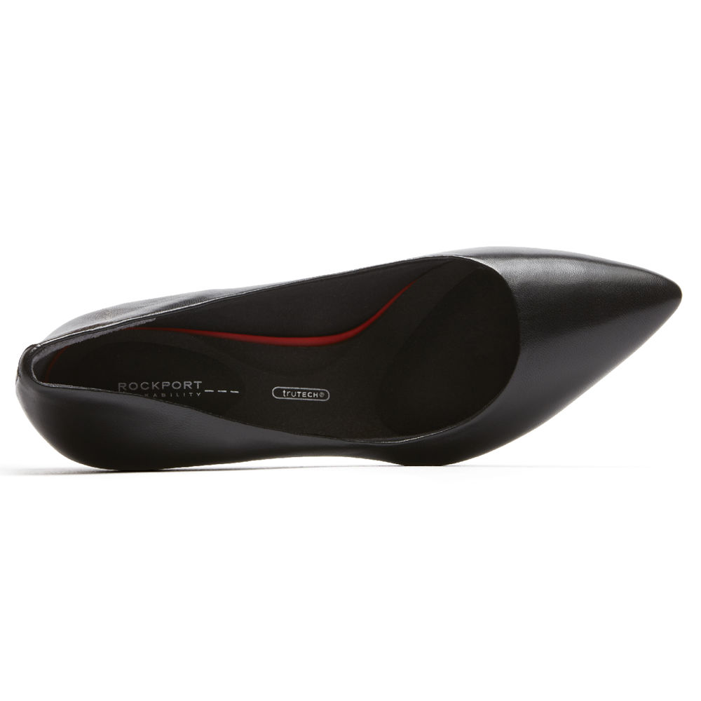 Rockport Hæler Sko Dame Svart - Total Motion 75Mm Pointed Toe - BPCG50216